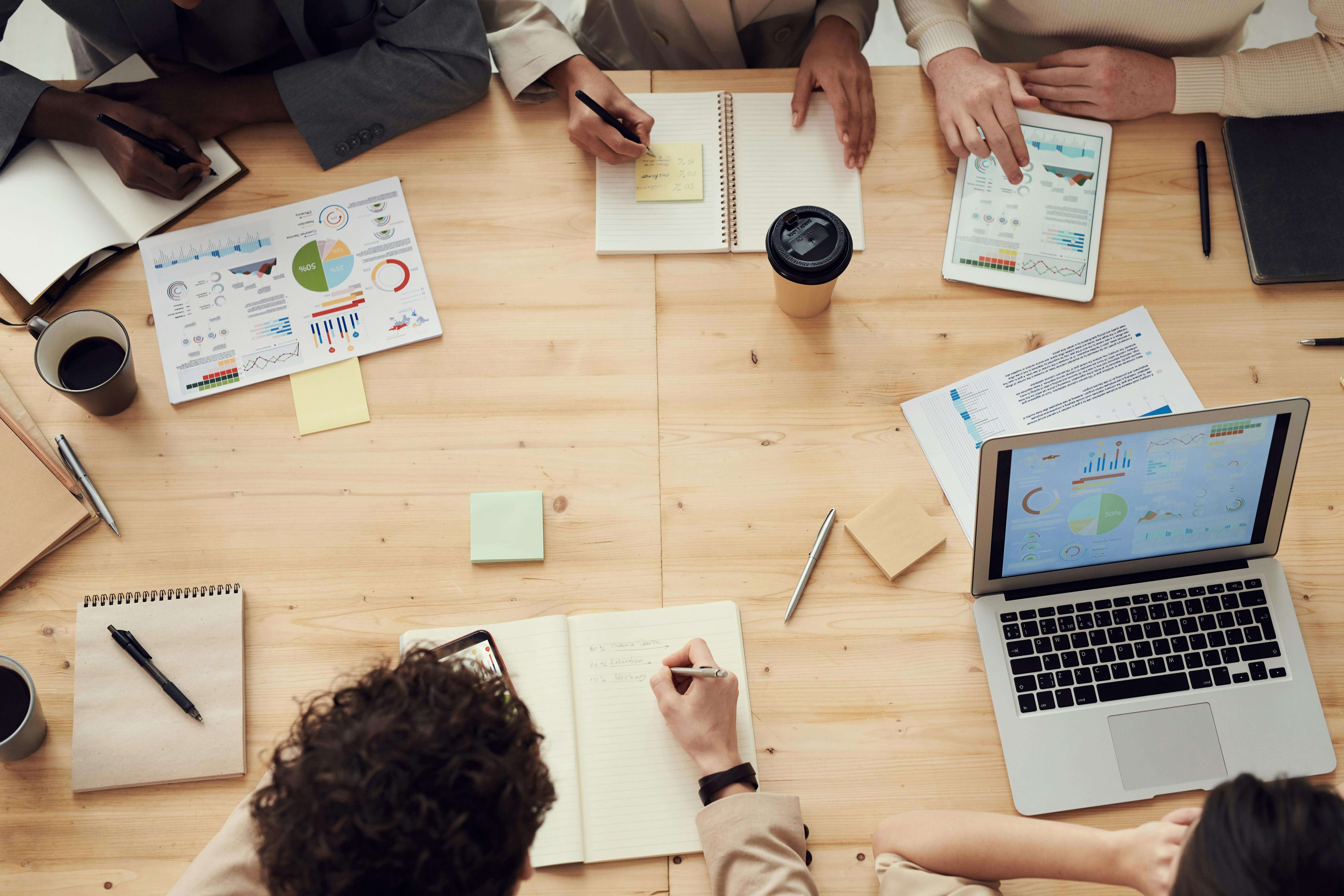 Office setting representing business solutions